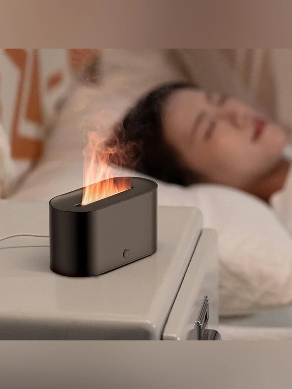 Flame Aromatherapy Diffuser Humidifier